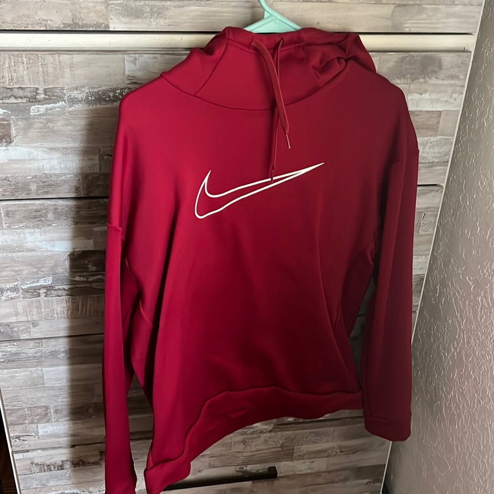 Maroon Nike hoodie size medium